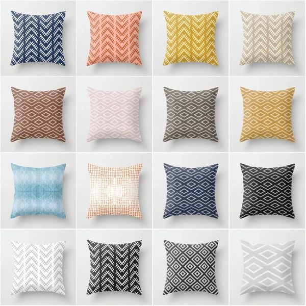 

cushion/decorative pillow xunyu geometric decorative pillows cushion cover 45x45 pillowcase home decor sofa living room cases yl0231