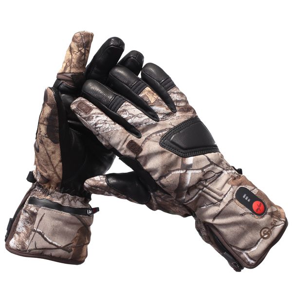 

savior winter warm rechargeable battery heated hunting electric heating gloves for skiing racking cycling fishing 2020, Blue;gray