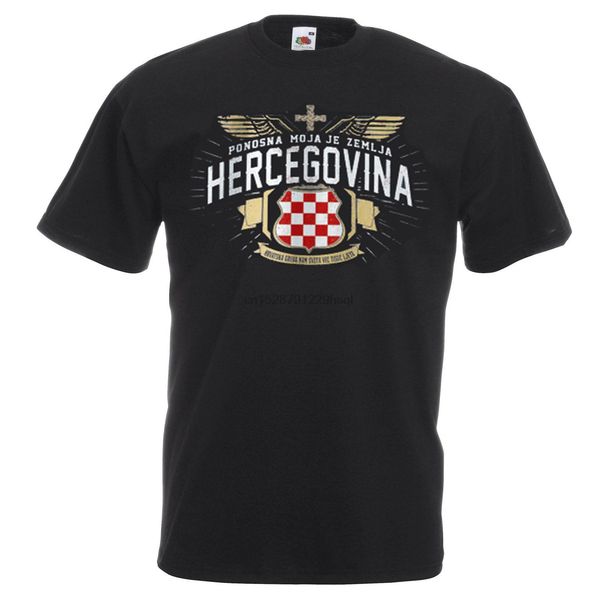 

casual short sleeve for summer hercegovina hrvatska bih croat croatia black majica tee new sport hooded sweatshirt hoodie men t shirt