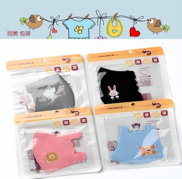 

stock boys pm2.5 children anti-pollution girls cartoon mouth face masks kids anti-dust breathable earloop washable reusable cotton
