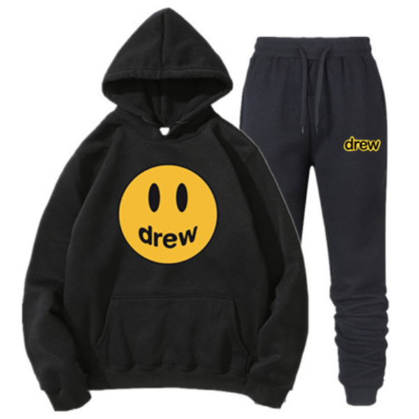 

2020 new men fall / winter hoodie set hip hop tracksuit hoodie + 2 piece set sweatpants jogging homme pullover sweatsuit for, White;black