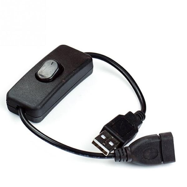 Cabo USB com o interruptor na linha do interruptor de energia do cabo de gravador de condução 28cm LED Barra de luz do cabo de alimentação Acessórios para carro