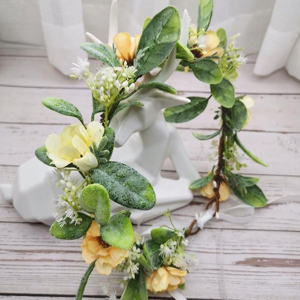 

women wedding flowers crown festival headband women hair accessories headdress women floral garlands wedding flower qylfhd