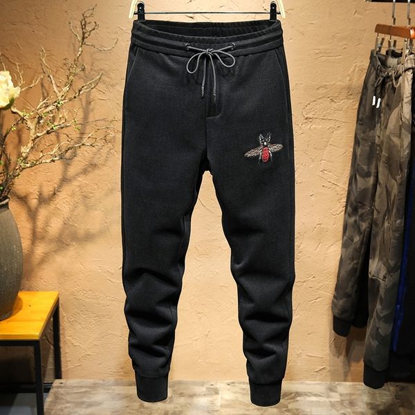 

icxsm style men's men's slim-fit skinny casual korean ankle-tied fashion 2020 spring casual tight pants tight pantsand summer new, Blue