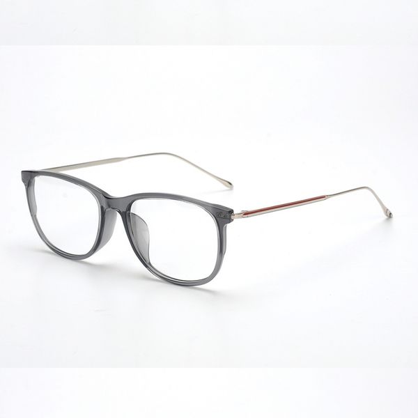 

2017 thom glass men and women tb916 acetate round grey glasses frame reading optical eyewear prescription myopia oculos t200428, Silver