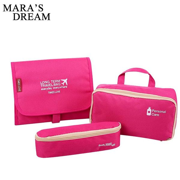 

mara's dream new women cosmetic cases waterproof oxford foldable wash bag large capacity casual women bag