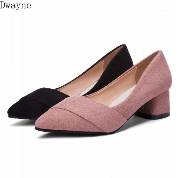 

high-heeled shoes women with pointed shallow mouth low-heeled shoes work professional women's1, Black