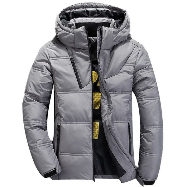 

winter jacket men down quality thermal thick coat snow red black parka warm outwear fashion white duck jackets down man 3xl 4xl, Black;brown