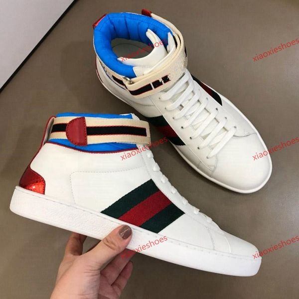 

2021 wholesale mens high-sneaker new fashion men casual shoes men sneakers high-quality mens leather shoes, Black;red