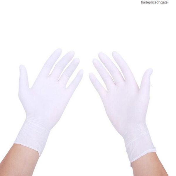 

100 home or white latex for 50 pcs cleaning universal disposable food gloves