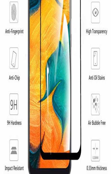 

9d protective glass on for samsung galaxy a10 a20 a30 a40 a50 a60 screen protector for samsung a70 a80 a90 glass m10 wmtnsd dh_niceshop