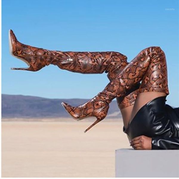 

yechne pu soft leather over knee high heels boots platform warm plush woman 's winter long boots zapatos mujer black white1