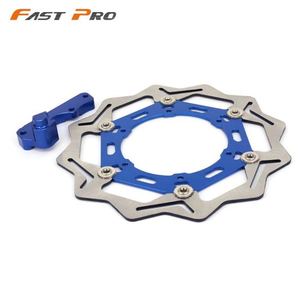 

motorcycle 270mm front floating brake disc caliper bracket adapter for yz125 wr125 wr250f yz250 yz250f wr450f yz450f