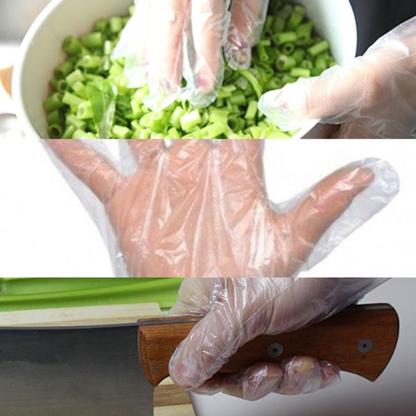 

restaurant 100pcs/set food plastic gloves disposable gloves for kitchen bbq eco-friendly food glove fruit vegeoutlet4lb6