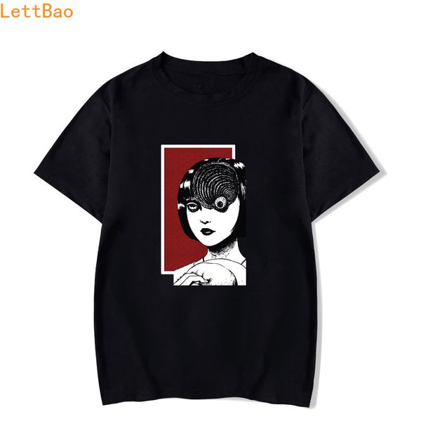 

sport horror manga junji ito t shirt men shintaro kago tee shirt homme summer men's 100% cotton short sleeve 90s aesthetic clothes