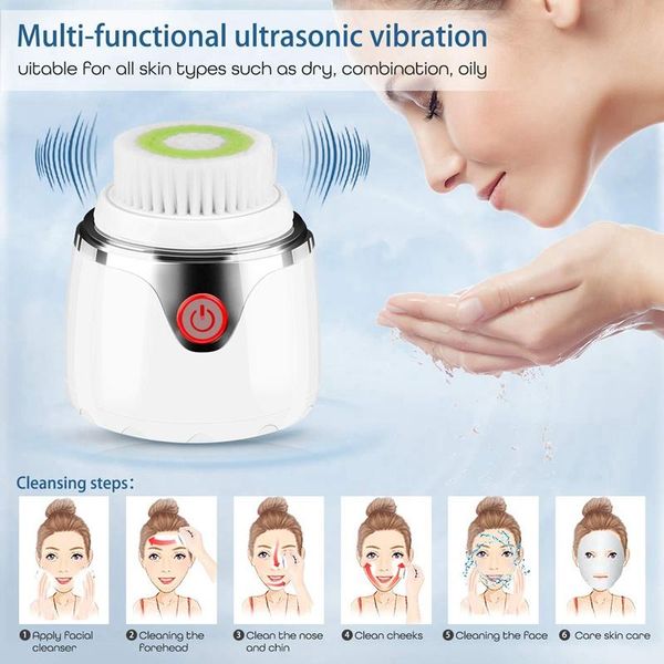 

головки brushipx6 brushwith 3 лица очистка для режимов и 2 водонепроницаемый чистка лица чистка беспроводной deep кисть зарядки sqcetp bdeha