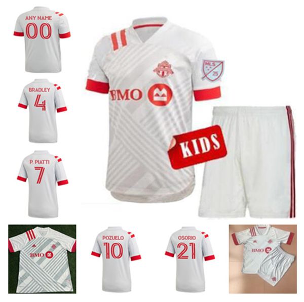 

2021 men's football suit fc toronto football shirt men's + children's 20 21 altidore pozuelo20 21 toronto morrow bradley foot, Black;yellow