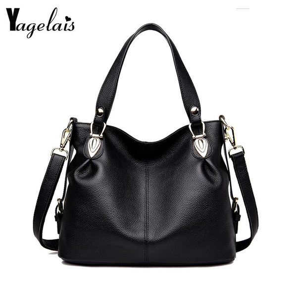 

2020 100% genuine leather bag large women leather handbags women messenger big ladies shoulde genuine casual