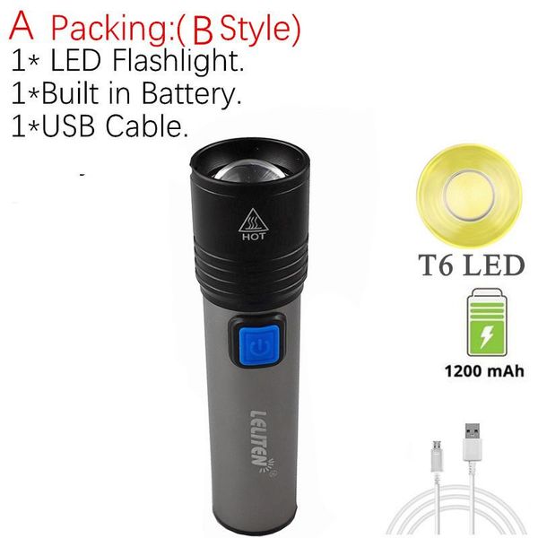 

usb аккумуляторный велосипед светодиодный фонарик зума горелки масштабируемый фонарик кемпинг велосипедная лампа со встроенным аккумулятором