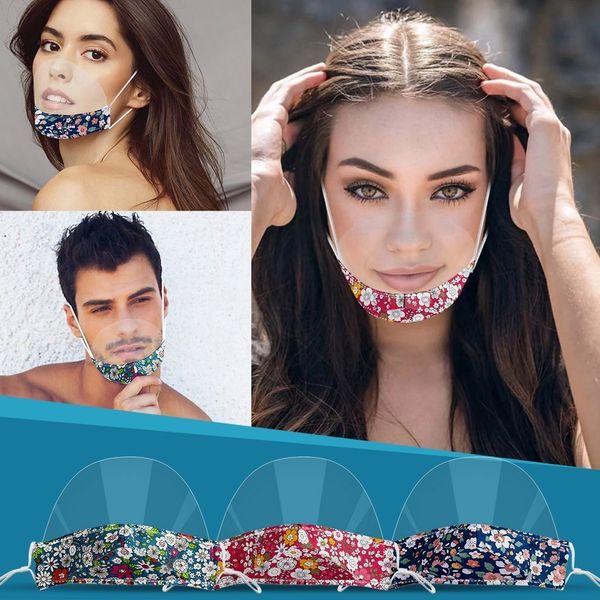 

shiled bandana clear cosplay fashion mini designer reusable dustproof masks mouth coverings tapabocas hijab scarf