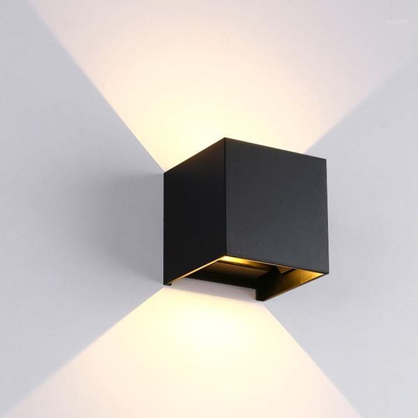 

12w led wall light waterproof outdoor adjustable wall light surface mounted cold/warm lighting ac85-265v led porch1