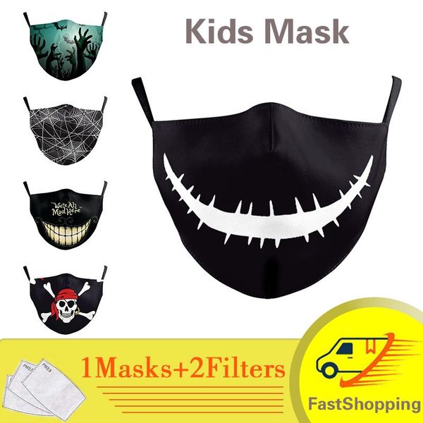 

дышащие дети маска пират печати pattern моющийся многоразовый детские маски dustprooffilter pm25 печать хлопок kid маска bbypeq