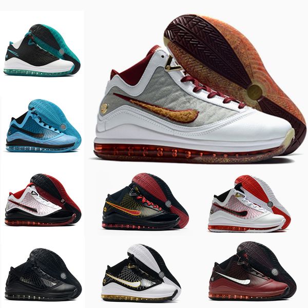 

2020 lebrons 7 basketball shoes fresh bred king equalit lightyear lebron sneaker 7s jade men sneaker trainer, White