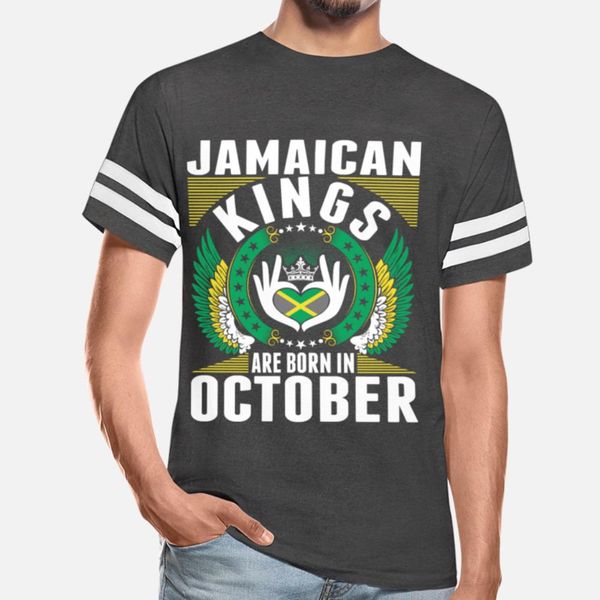 

ямайский kings родились в октябре футболка hip hop retro vintage tracksuit толстовка толстовка