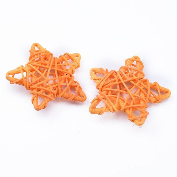 

5pcs artificial straw stars wedding decorative flower wreath home christmas decoration rattan ball curtain hanging accessories wmtksx