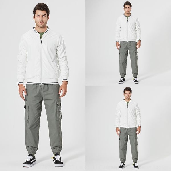 

2020 новой тенденция случайных спортивная форма универсального костюма тонкого uniformmen куртка 2020 новая тенденции случайных спортивной ф, Black