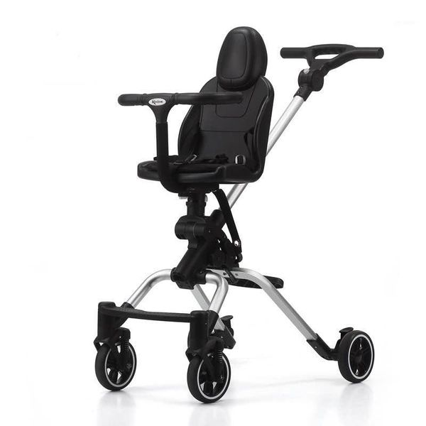 

high landscape baby stroller lightweight two-way baby stroller light folding four-wheel absorber1