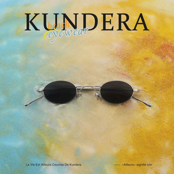 

lglasses korean version of disco chaogang style cat's eye small face women's net red round frame sunglasses m, White;black