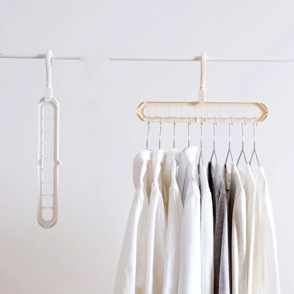 

solid color clothes stand antiskid air drying hangers travel space saving folding rack wardrobe storage closet accessories 1 2wh b2