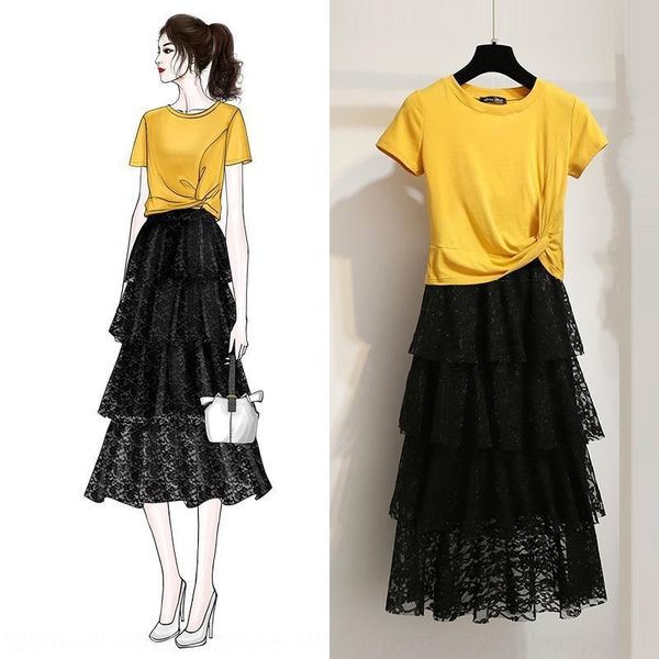 

0v6e6 niche french french dress dresscake dresstwo-piece set yamamoto very fairy cake 2020 new mesh dress summer cbjj8, Gray