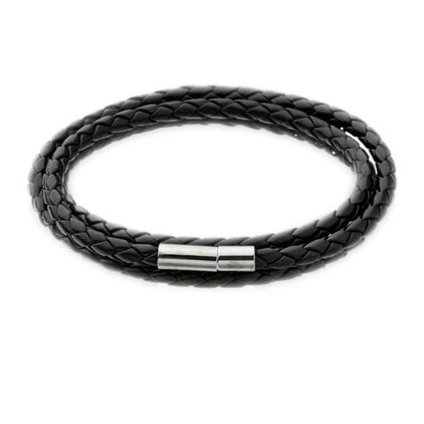 

new men fashion leather bracelets charm bangle handmade round rope leather bracelets wristband for men fashion charm bracelets h bbylag, Golden;silver