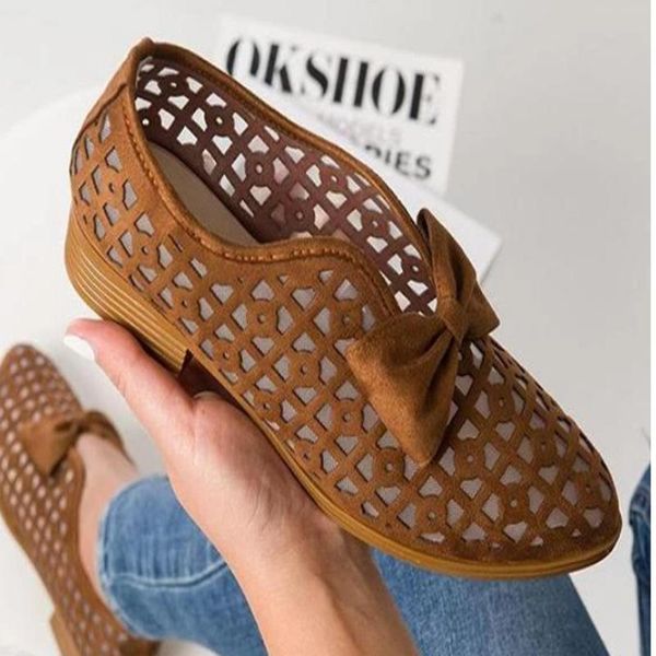

hollow-carved women sandals summer style retro platform sandals comfortable high hoof thick heel gauze bow shoes plus size 35-43, Black