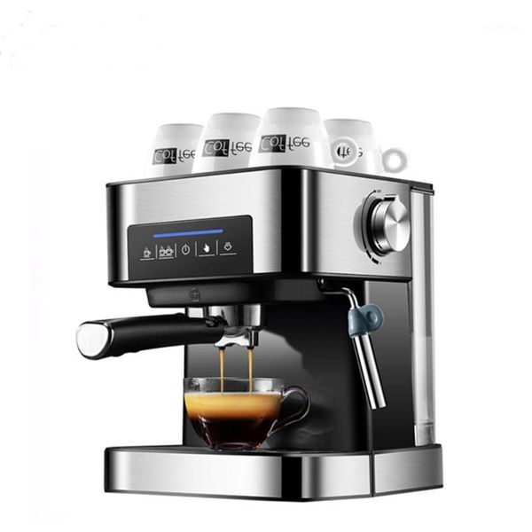 

1.5l 220v 20bar espresso coffee maker machine small semi automatic italian coffee maker with steam fancy milk foam1