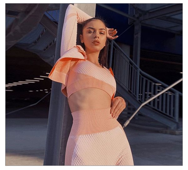 

women fashion tracksuits active yoga suits women running outfits three piece pants 8 colors ins sweatsuits, Gray
