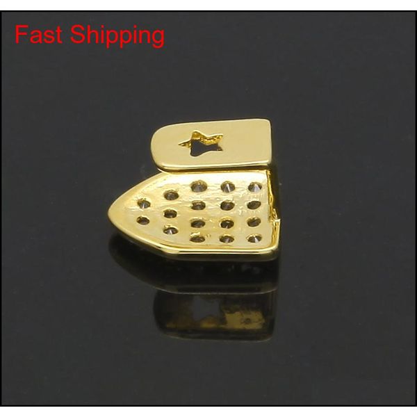 

europe and america fashion hip hop gold braces a single tooth qylxbr nana_shop, Silver