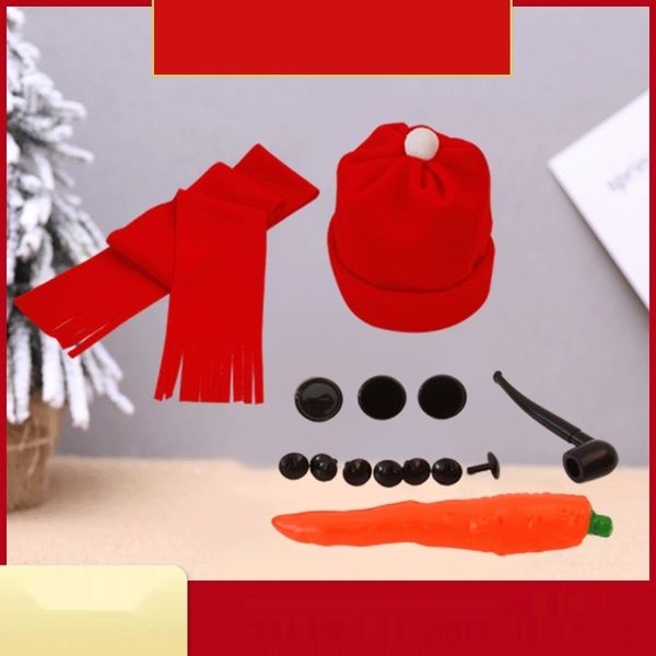 

0wv8u accessory toy kit accessories dressing suit simulation kit snowman accessory gift gift simulation snowman dressing suit accessories to
