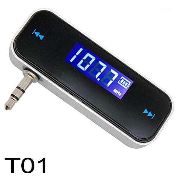 

mini wireless transmitter 3.5mm in-car music audio fm transmitter frequency cell phone audio music to high-fidelity stereo1