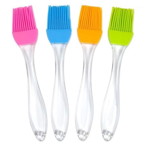 

4pcs silicone baking bakeware bread cook oil cream bbq tools basting brush outdoor barbecue grill kitchen tools salt brushes1