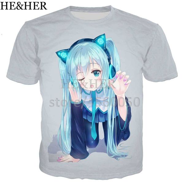 

anime nekopara shaman king 3d print shirts plus size hentai comics men clothing