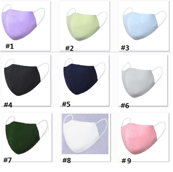 

new cover cotton washable reusable dot mouth plaid respirator anti-dust face linen designer mask hh9-3035