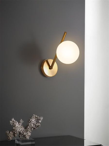 

wall lamp nordic modern inclined single lamps bedroom corridor sconces lights stair bathroom mirror headlights glass lighting
