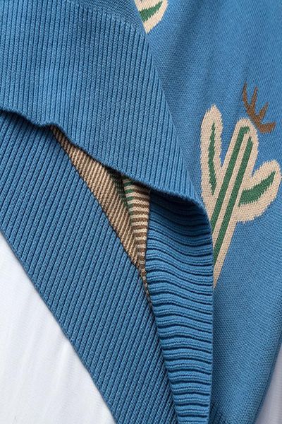 

осень 2020 новых дети кактус свитер пуловер мальчики и девочки с длинным рукавом вязать пальто топов малышей девочки свитер wmtjdj mywjqq, Blue