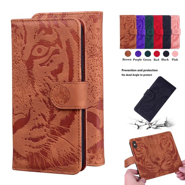 

tiger pattern pu leather flip wallet case for iphone 12 mini 11 pro xs max 6 6s 7 8 plus x xr cover