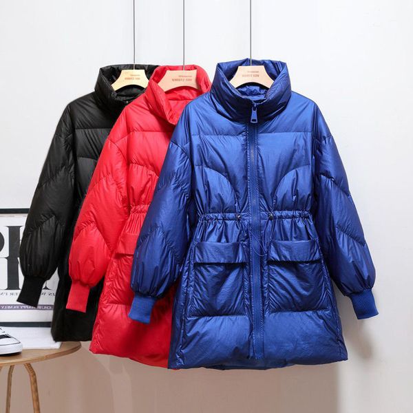 

white duck feather coat clothes