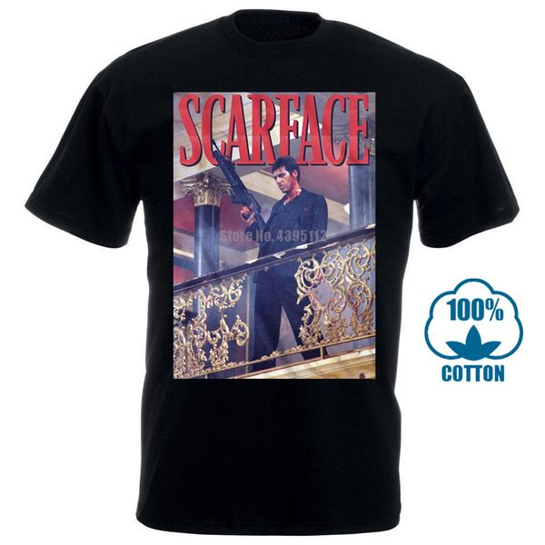 

mens официальный scarface фильм аль пачино футболка перила выстрел черный s 4xl 012380 спорт толстовка с капюшоном толстовка