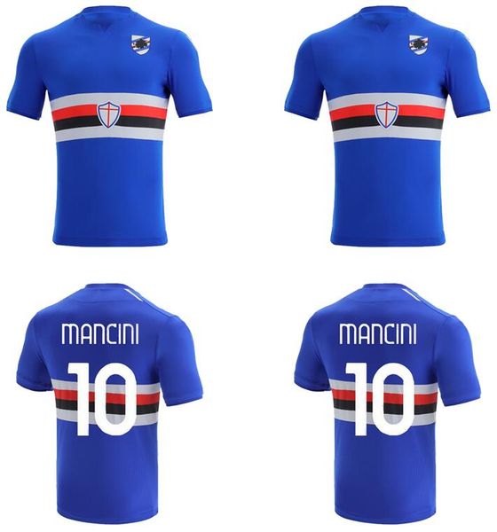 

21 22 sampdoria ekdal candreva damsgaard mens soccer jerseys quagliarella gabbiadini yoshida home away 3rd short sleeve football shirt, Black;yellow